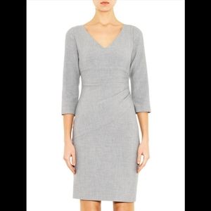 Grey Sheath long sleeve dress